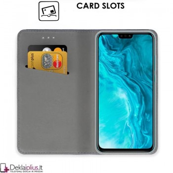 Telone smart magnet serijos atverčiamas dėklas - raudonas (telefonams Huawei Honor 9X Lite) Telone smart magnet serijos atverčiamas dėklas - raudonas (telefonams Huawei Honor 9X Lite)